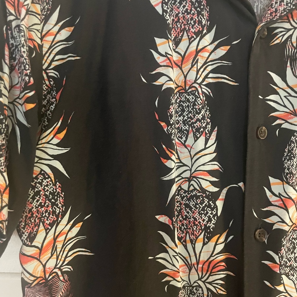 Volcom Men’s Button Up Shirt, Size Medium - image 3